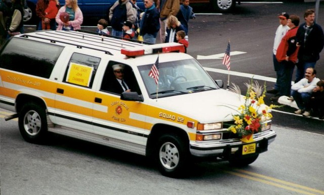 Chief John Chambers at the 1998 Parade